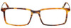 Front View of Eyebobs Gus 3155-19 Mens Designer Reading Glasses Matte Tortoise Brown Gold 57mm