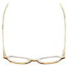 Top View of Eyebobs Heda Letus 2744-06 Round Reading Glasses Tortoise Marble White Horn 47mm