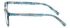 Side View of Eyebobs Reva 2747-10 Unisex Cateye Designer Reading Glasses Green Blue Marble 45mm