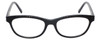 Front View of Eyebobs Stew Zoo 2898-00 Designer Bi-Focal Prescription Rx Eyeglasses in Black Snake Skin Ladies Cateye Full Rim Acetate 52 mm