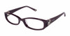 Bebe Designer Eyeglasses 5005 in Amethyst :: Custom Left & Right Lens