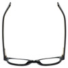 Top View of Eyebobs Study A Broad 2506-00 Ladies Cateye Reading Glasses Black Crystals 49 mm
