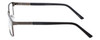 Side View of Enhance Mens BIG & TALL EN4064-TOR-58mm Designer Reading Glasses Tortoise Havana