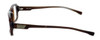 Bollé Dreux Designer Eyeglasses in Brown Stripe :: Custom Left & Right Lens