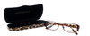 Top View of Corinne McCormack Progressive Blue Light Reading Glasses Murray Hill Pink Rose 52mm