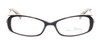 Front View of Vera Bradley Brittany Ladies Designer Reading Glasses Black Crystal Barcelona 51mm