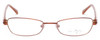 Front View of Vera Bradley KIDS Miranda Girl Reading Glasses English Rose Brown Red Green 48mm