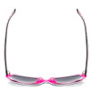Top View of Vera Bradley Lillian Women's Sunglasses Black Priscilla Pink/Grey Gradient 57 mm