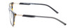 Side View of Ducks Unlimited Labrador Designer Bi-Focal Prescription Rx Eyeglasses in Black Mens Rectangle Full Rim Acetate 54 mm