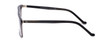 Side View of Santini Mavaldi  Designer Progressive Lens Blue Light Blocking Eyeglasses in Crystal Grey Black Unisex Classic Full Rim Acetate 54 mm