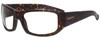 Profile View of Smith Optics BAUHAUS Designer Progressive Lens Blue Light Blocking Eyeglasses in Matte Tortoise Havana Mens Classic Full Rim Acetate 59 mm