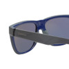 Close Up View of Smith Optic LOWDOWN 2 Unisex Square Sunglasses Matte Grey Blue/Green Mirror 55mm