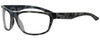 Profile View of Smith Optics REDDING Designer Reading Eye Glasses in Matte Ash Grey Tortoise Havana Unisex Classic Full Rim Acetate 52 mm