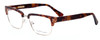Profile View of Ernest Hemingway H4836 Classic Designer Reading Glasses Matte Tortoise Gold 53mm