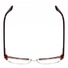 Top View of Ernest Hemingway H4836 Classic Designer Reading Glasses Matte Tortoise Gold 53mm