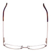 Top View of Joan Collins JC9772-LIL Semi-Rimless Designer Reading Glasses Lilac Purple 53 mm