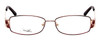 Front View of Joan Collins JC9785-GBU Ladies Designer Reading Glasses Gold Burgundy Red 54 mm