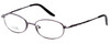 Profile View of Joan Collins JC9810-LIL Women Oval Designer Reading Glasses in Lilac Purple 51mm
