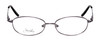 Front View of Joan Collins JC9810-LIL Women Oval Designer Reading Glasses in Lilac Purple 51mm