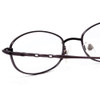 Close Up View of Joan Collins JC9810-LIL Women Oval Designer Reading Glasses in Lilac Purple 51mm