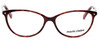 Front View of Marie Claire MC6205-TOR Designer Reading Eye Glasses with Custom Cut Powered Lenses in Tortoise Havana Brown Gold Ladies Cateye Full Rim Acetate 54 mm