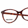Close Up View of Marie Claire MC6205-TOR Designer Bi-Focal Prescription Rx Eyeglasses in Tortoise Havana Brown Gold Ladies Cateye Full Rim Acetate 54 mm