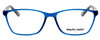 Front View of Marie Claire MC6210-BLU Designer Single Vision Prescription Rx Eyeglasses in Matte Crystal Blue Grey Ladies Classic Full Rim Acetate 55 mm