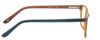 Side View of Marie Claire MC6230-FOR Designer Progressive Lens Blue Light Blocking Eyeglasses in Forest Green Black Orange Ladies Classic Full Rim Acetate 48 mm