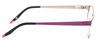 Side View of Marie Claire MC6239-LAV Classic Designer Reading Glasses in Lavender Purple 49mm