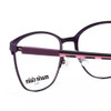 Close Up View of Marie Claire MC6259-PUR Cateye Designer Reading Glasses Purple Marble Pink 49 mm