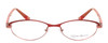 Front View of Valerie Spencer VS9130-WI Designer Single Vision Prescription Rx Eyeglasses in Wine Red Ladies Cateye Full Rim Metal 51 mm