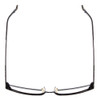 Top View of Valerie Spencer VS9194-BLK Ladies Rectangle Designer Reading Glasses Black 54 mm
