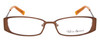 Front View of Valerie Spencer VS9194-BRN Ladies Rectangle Designer Reading Glasses Brown 54 mm