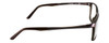 Side View of Porsche Design P8328-D-56 Designer Progressive Lens Prescription Rx Eyeglasses in Grey Gun Metal Unisex Square Full Rim Titanium 56 mm