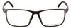 Front View of Porsche Design P8328-D-56 Designer Progressive Lens Prescription Rx Eyeglasses in Grey Gun Metal Unisex Square Full Rim Titanium 56 mm