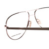 Close Up View of Porsche Design P8280-B-59mm Titanium Aviator Reading Glasses in Gun Metal Silver