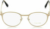 Side View of Tom Ford TF5476-28E Round Designer Reading Glasses Shiny Rose Gold&Tortoise 50mm