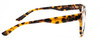 Side View of Smith Optics FREQUENCY Designer Bi-Focal Prescription Rx Eyeglasses in Yellow Havana Tokyo Tortoise Brown Gold Unisex Oversized Full Rim Acetate 55 mm
