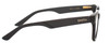 Side View of Smith Optics CASHOUT Designer Blue Light Blocking Eyeglasses in Dark Charcoal Grey Unisex Square Full Rim Acetate 49 mm
