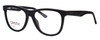 Profile View of Smith BOWLINE Unisex Round Full Rim Designer Reading Glasses in Matte Black 54mm