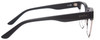 Side View of Smith Optics COASTER Designer Progressive Lens Prescription Rx Eyeglasses in Matte Black Unisex Cateye Full Rim Stainless Steel 53 mm
