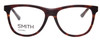 Front View of Smith BOWLINE Cateye Designer Reading Glasses in Havana Tortoise Brown Gold 54mm