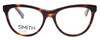 Front View of Smith ARCHWAY Blue Light Eyeglasses Cateye Dark Havana Tortoise Brown Gold 51 mm