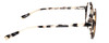 Side View of Eyebobs Flip 2607 11 Designer Reading Glasses in Brown Black Tortoise Grey 49 mm