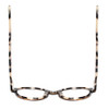 Top View of Eyebobs Flip 2607 11 Designer Reading Glasses in Brown Black Tortoise Grey 49 mm
