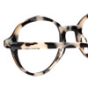 Close Up View of Eyebobs Flip 2607 11 Designer Reading Glasses in Brown Black Tortoise Grey 49 mm