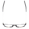 Top View of Eyebobs Schmoozer 609 11 Designer Reading Glasses Grey Tortoise & Gun Metal 51mm