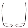 Top View of Porsche Design P8291-B-55 Designer Reading Eye Glasses with Custom Cut Powered Lenses in Gun Metal Grey&Marble Horn Black Unisex Square Full Rim Titanium 55 mm