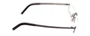 Side View of Porsche Design P8310-D-52 mm Semi-Rimless Reading Glasses Gun Metal&Matte Black