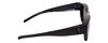 Side View of Calabria 8752 FOLDING Fitover Polarize Sunglasses Medium/Large Black&Blue Mirror